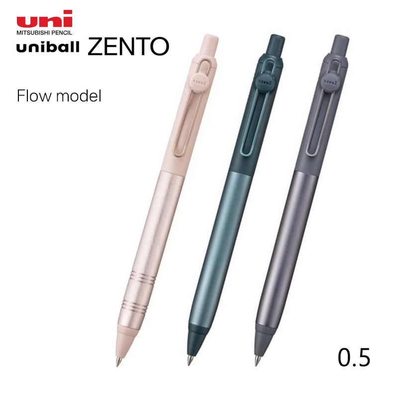 ปากกาเจล Uni-ball ZENTO - รุ่น Flow (0.38 / 0.5 mm) made in japan - รูปที่ 5