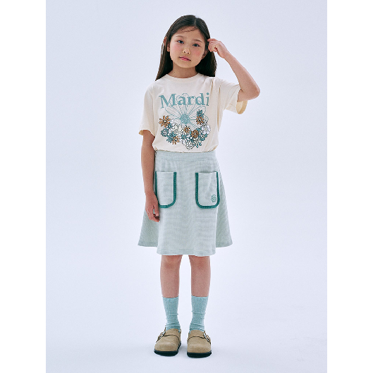 [MARDI MERCREDI] เสื้อยืดเด็ก ลายดอกไม้น่ารัก พร้อมส่ง! - รูปที่ 4