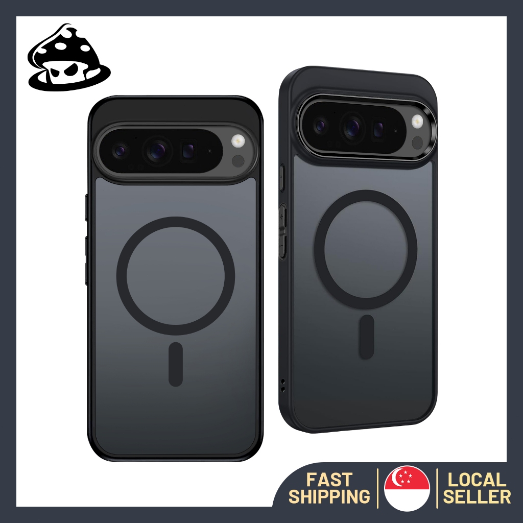 [SG] เคสแม่เหล็กสําหรับ Google Pixel 10Pro/10XL/10/9Pro/9XL/9 Matte กันกระแทก Hard ถุงลมนิรภัยกรณี
