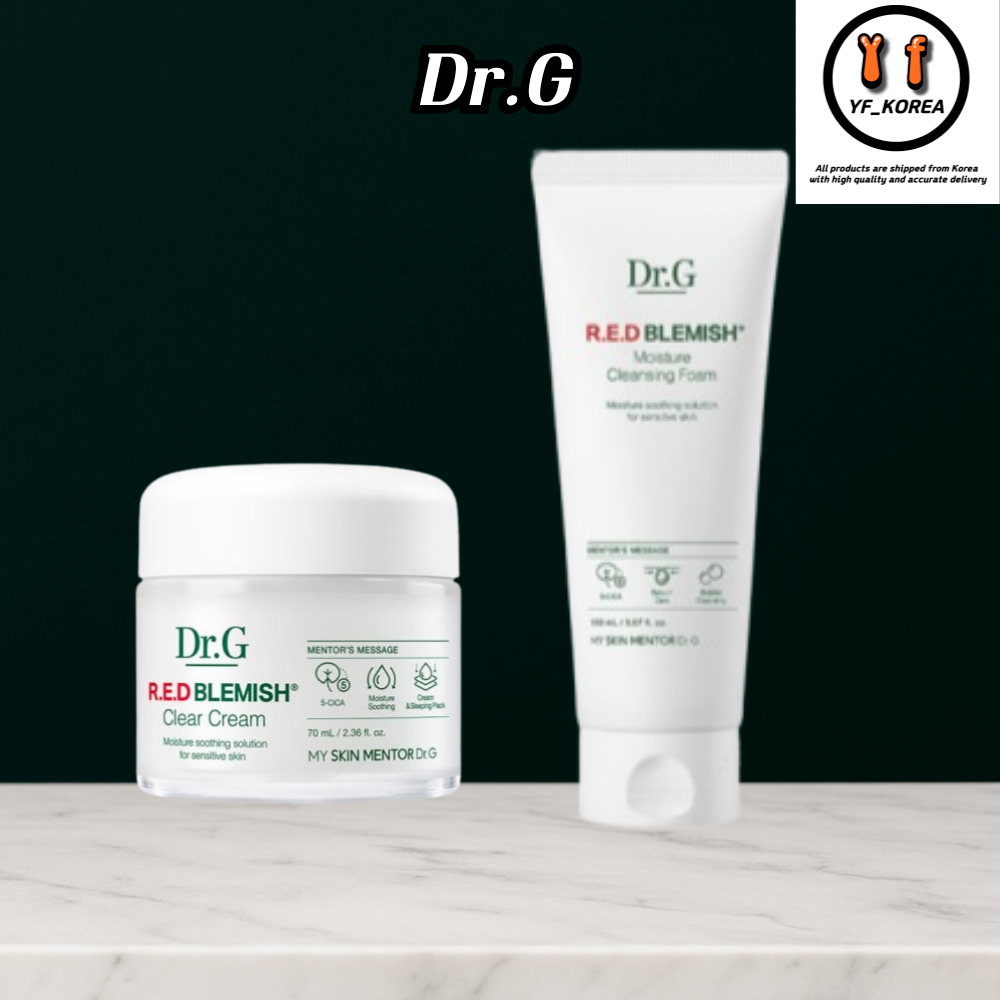 [Dr.G] Red Blemish Clear Cream ຄຣີມຝ້າແດງ 70mL (ຂອງແທ້ເກົາຫຼີ) + ຂອງຂວັນ