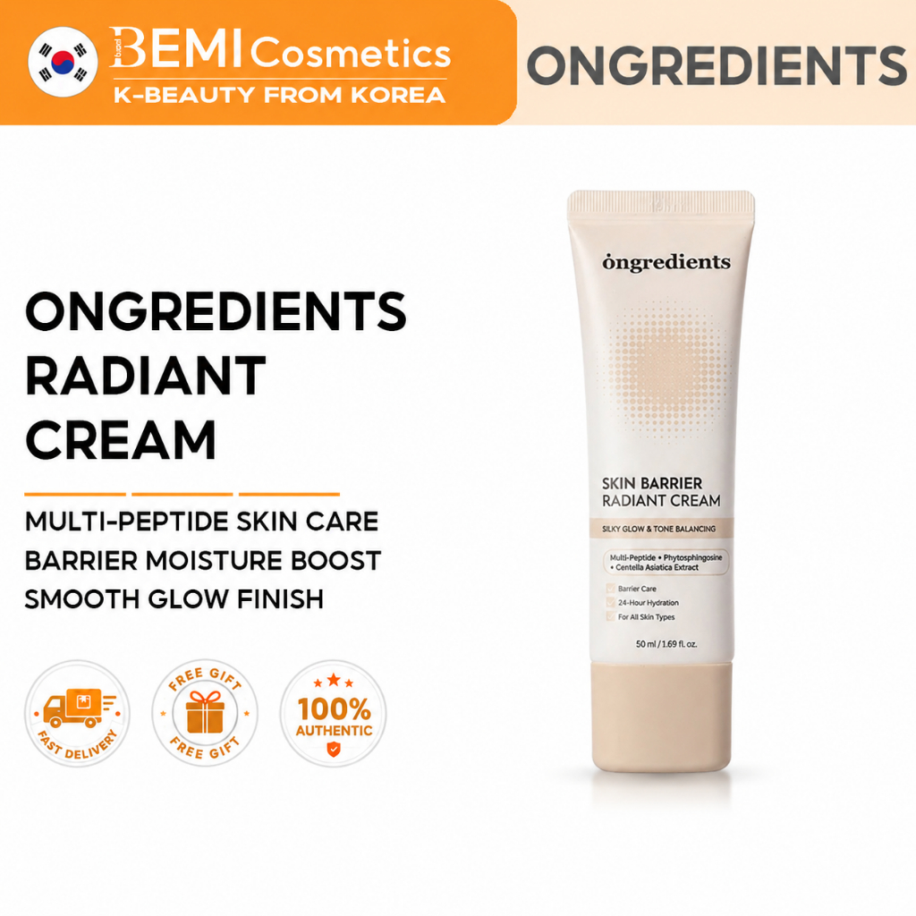 [Ongredients] Skin Barrier Radiant Cream 50ml | ความชุ่มชื้น 24 ชม. | เรเดียนท์โกลว์