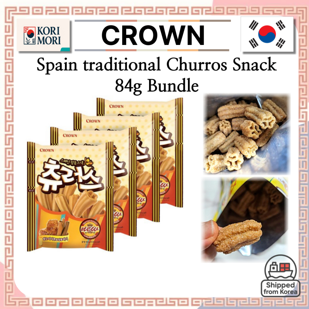 ✨ [CROWN] ขนมชูโรรสโบราณสเปน – 84g ✨