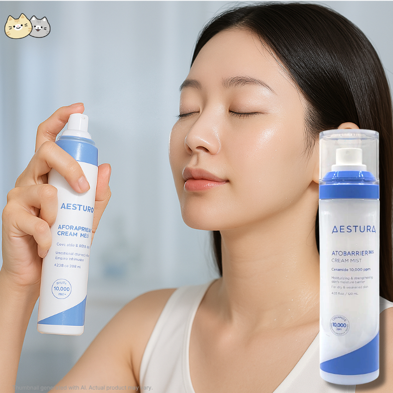 [AESTURA] Atobarrier365 cream mist, 120ml - Instant Hydration On-the-Go!