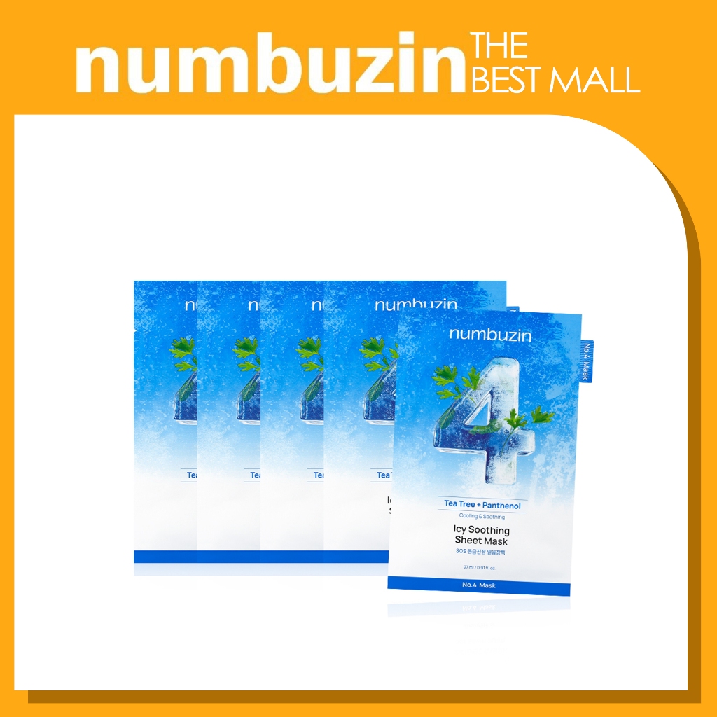 [NUMBUZIN] NUMBUZIN No.4 Icy Soothing Sheet Mask 5p