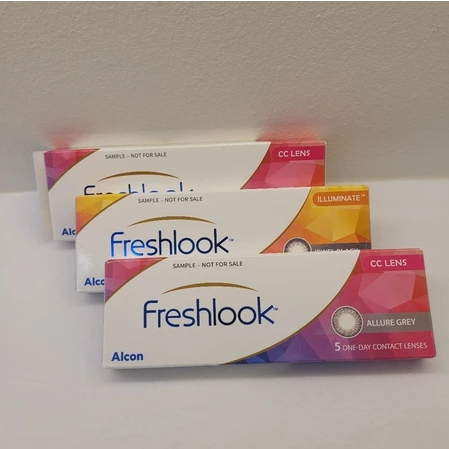 [ ALCON ] Freshlook Illuminate 5 ชิ้น / 30 ชิ้น 8 สี - Satin Maple / Chic Smoke / Chic Caramel/ Jewe