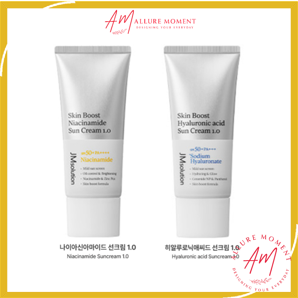 K-Beauty [JM Solution] ครีมกันแดดบํารุงผิว Duo – Hyaluronic Acid & Niacinamide SPF50+ PA++++ | มอยส์