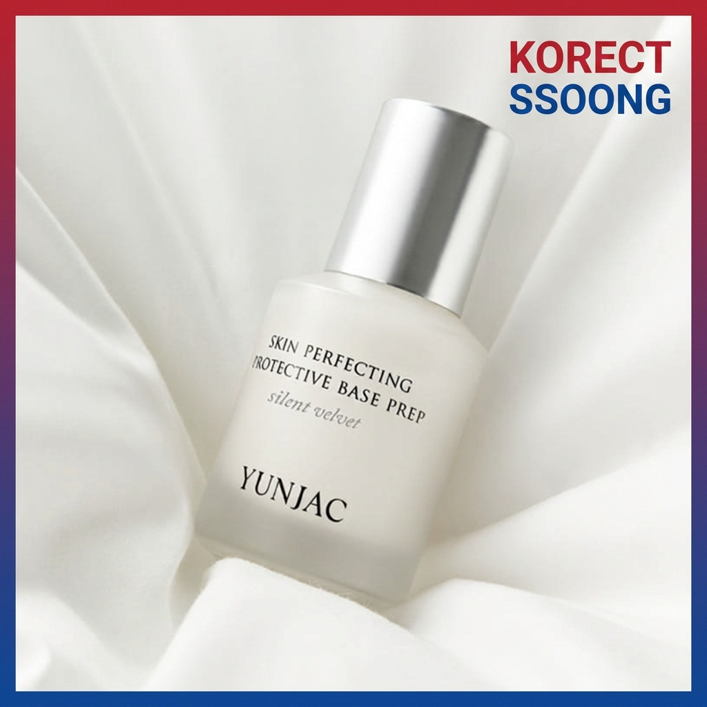 [K-Beauty] YUNJAC Skin Perfecting Protective Base Prep Silent Velvet 25ml Matte Pore Primer