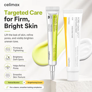 [Celimax] Pore+Dark Spot Brightening Cream 35ml ผิวแพ้ง่าย+The Vita Retinal Booster Anti-aging Duo
