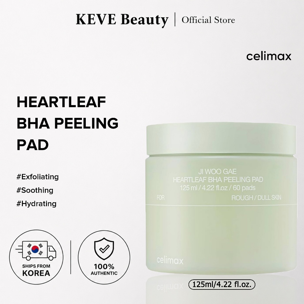 Celimax Ji Woo Gae Heartleaf BHA Peeling Pad 125mL/60 แผ่น