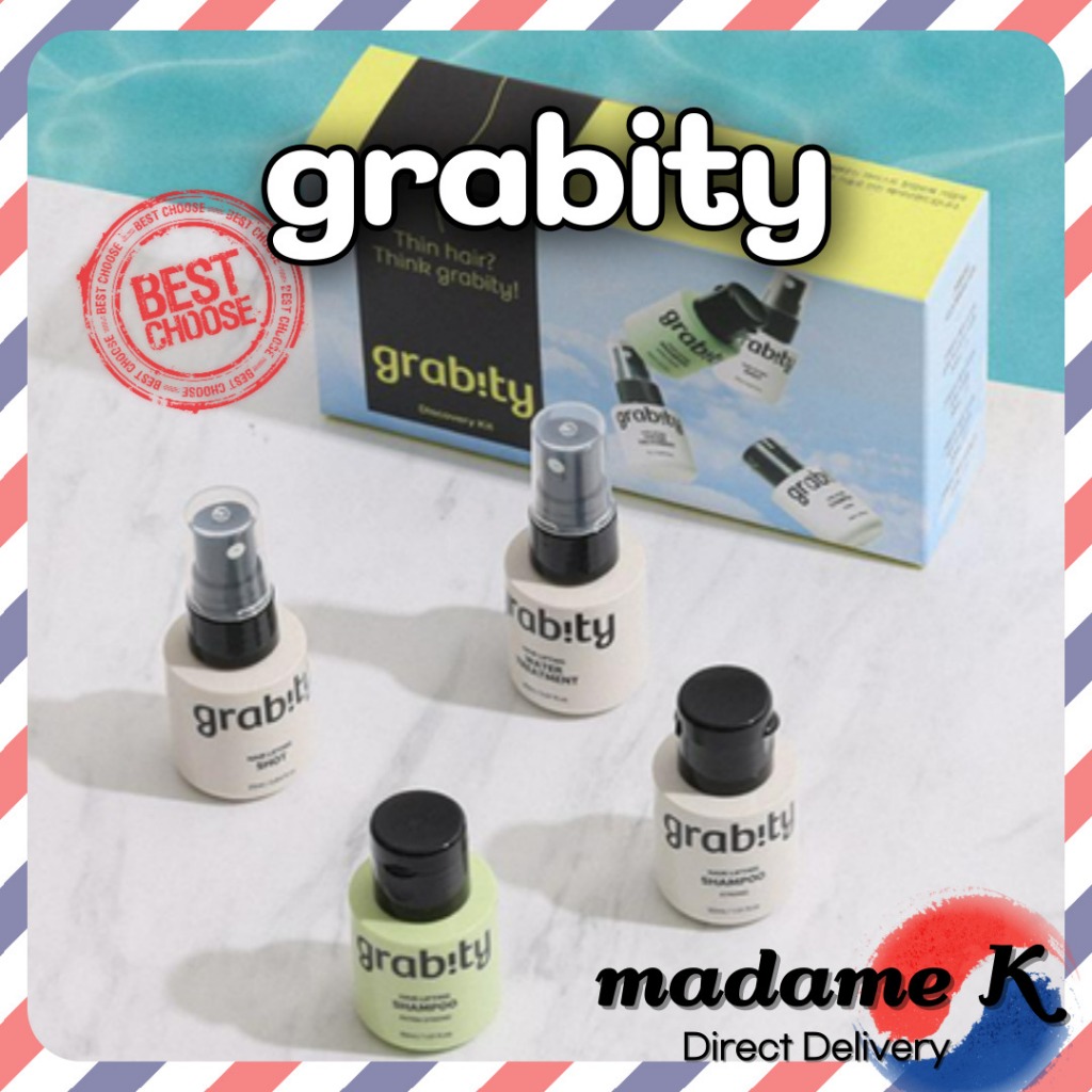 [KAIST Patented Tech] GRABITY Discovery Kit – Mini Shampoo & Treatment Set · ขนาดพกพา