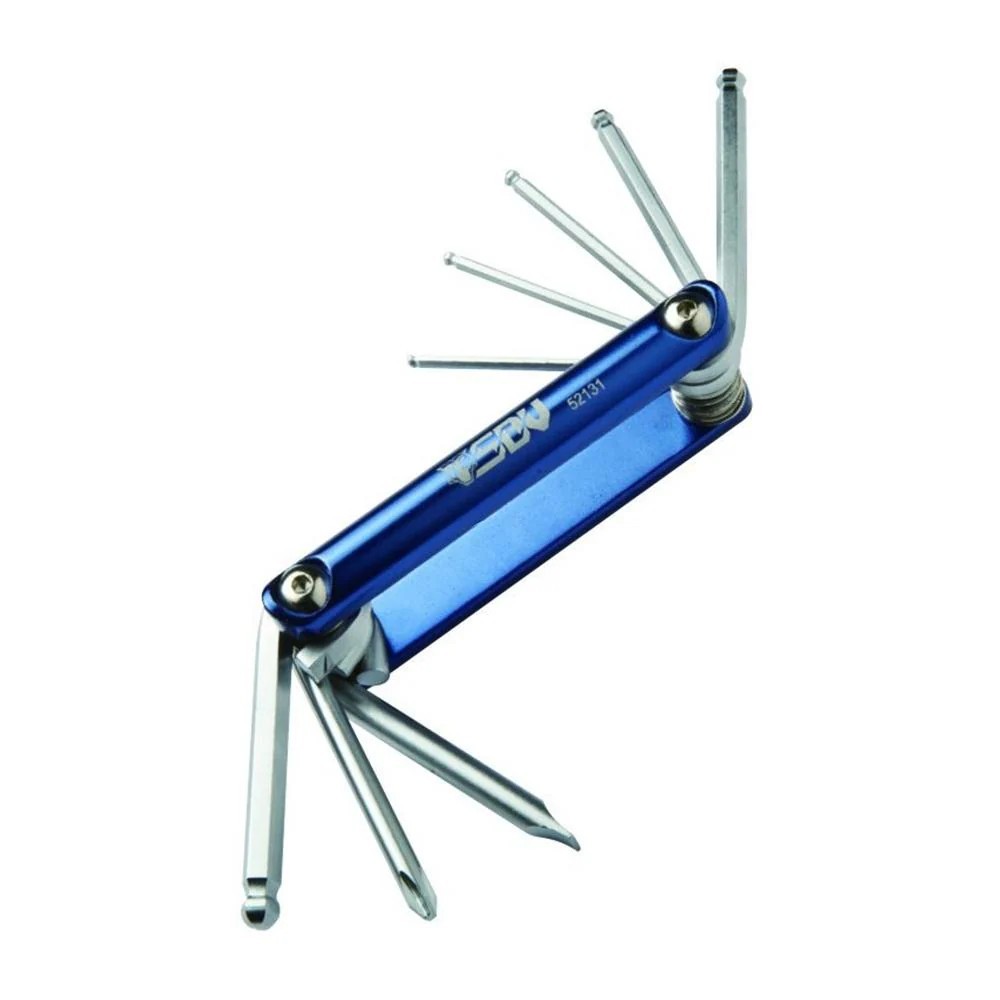 SBV TOOLS ชุดกุญแจ HEX MM แบบพับได้ 9 ชิ้น