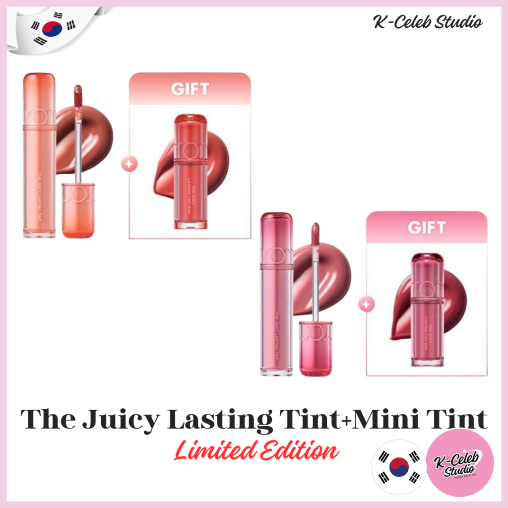 Romand ron&nd The Juicy Lasting Tint+Mini Tint Set 2 สี