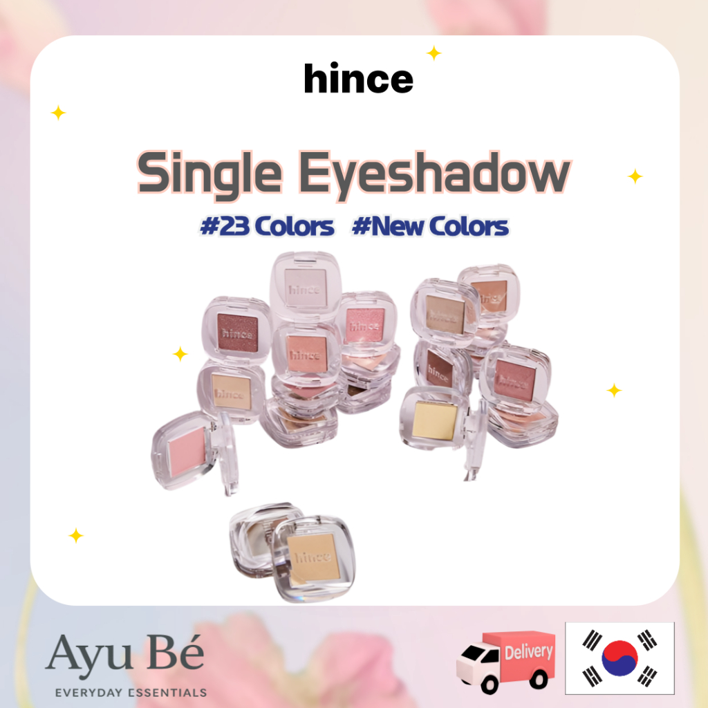 [HINCE] (สีใหม่) Single Eyeshadow 1.7g / 23 สี
