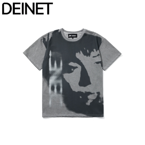[DEINET x GGUM] เสื้อยืด loose fit สีเทา แขนสั้น ของแท้จากเกาหลี จัดส่งไว!