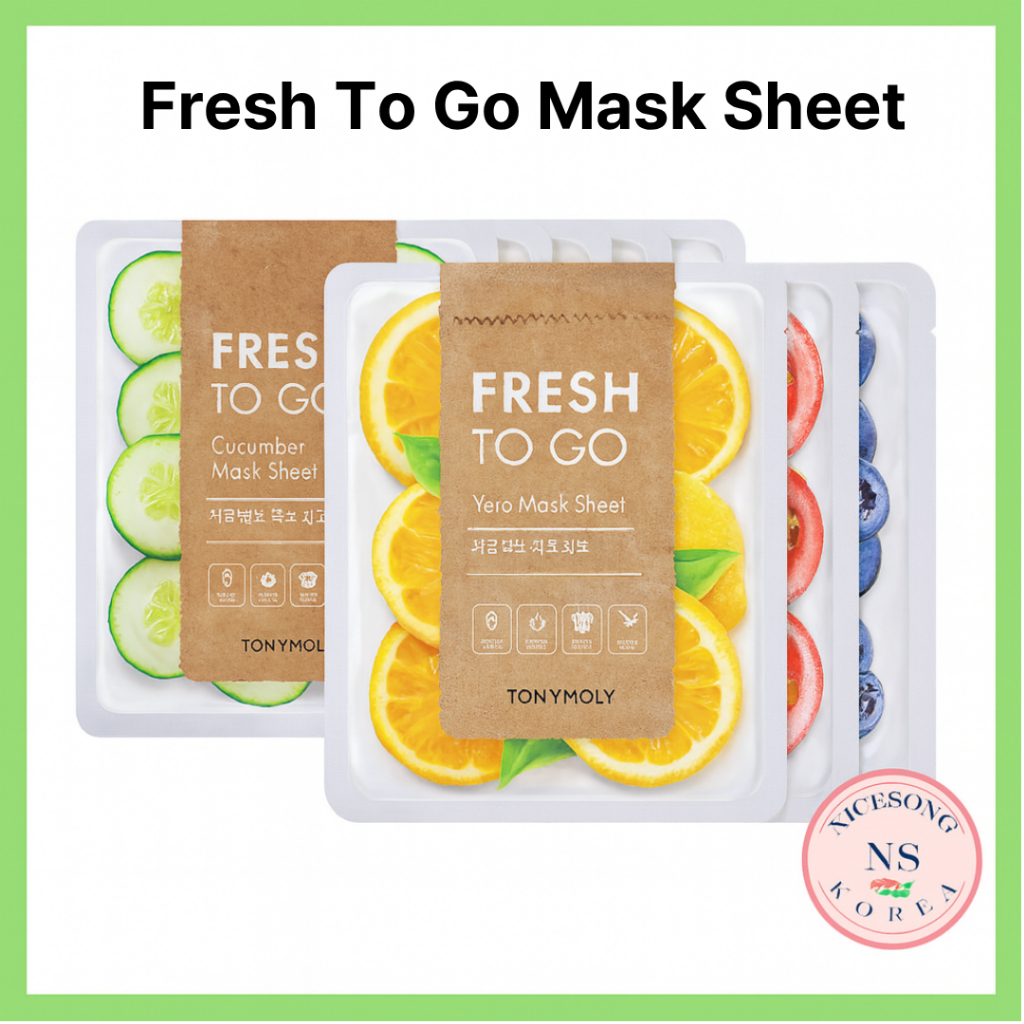 [TONYMOLY]แผ่นมาส์ก Fresh To Go (5Seets)