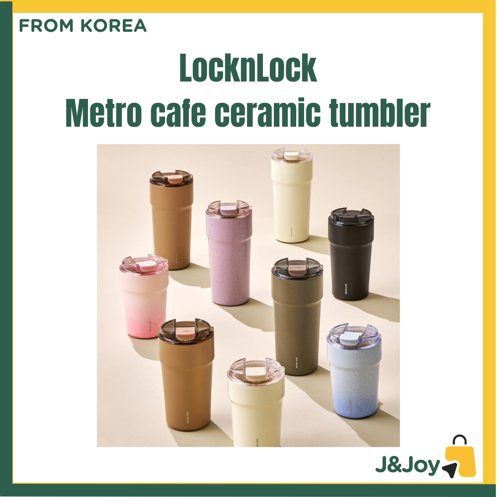[LocknLock] Metro Cafe Ceramic Tumbler (650ml/500ml/400ml)