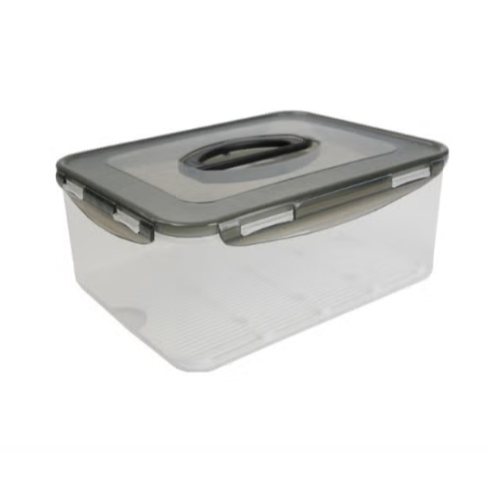 [Korea Daiso] ภาชนะสุญญากาศทรงสี่เหลี่ยมสดพร้อมถาดระบายน้ํา ที่เก็บผัก/Kimchi 5.5L