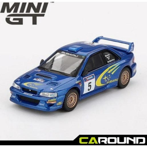 [MiniGT] 1:64 Subaru Impreza WRC99 – 1999 Rally Australia Winner No.5 (พิเศษของออสเตรเลีย)