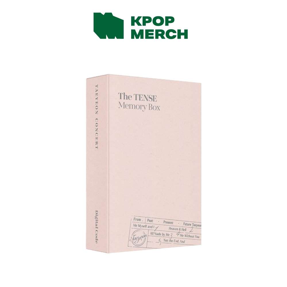 Taeyeon - CONCERT The TENSE Memory Box_Digital Code