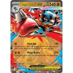 Pokemon TCG Card Mega Lucario EX MEG Mega Evolutions 077/132 Double