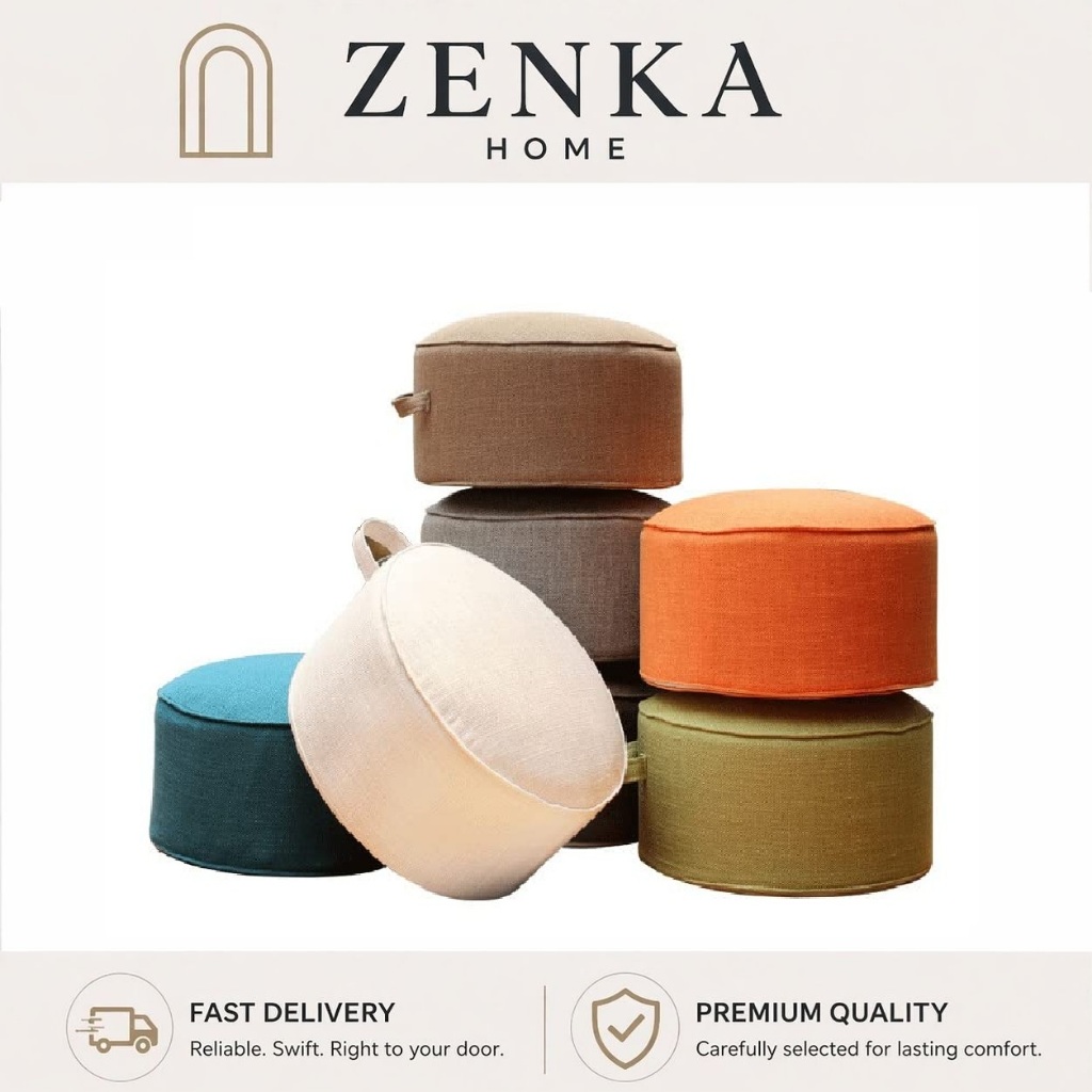 สตูล Ottoman Round Seat Cushion Tatami Floor Stool Ottoman (otto)