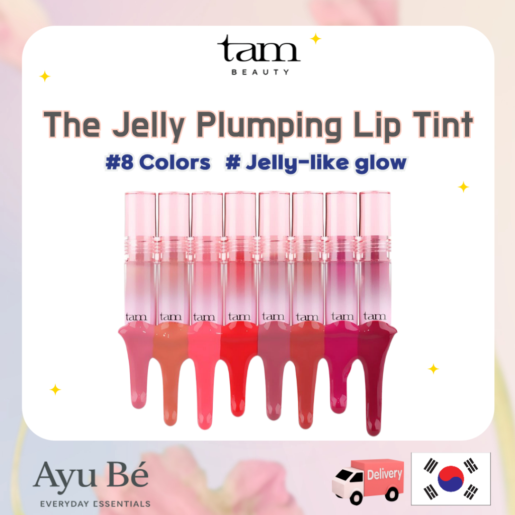 [TAM Beauty] TAM BEAUTY The Jelly Plumping Lip Tint (2g, 8 สี)