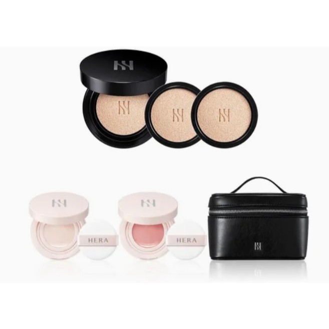 [การออกแบบจํากัด] Hera Black Cushion Main Product 15 g + 2 รีฟิล 15 g (+Mini Cushion+Cushion Blush ช