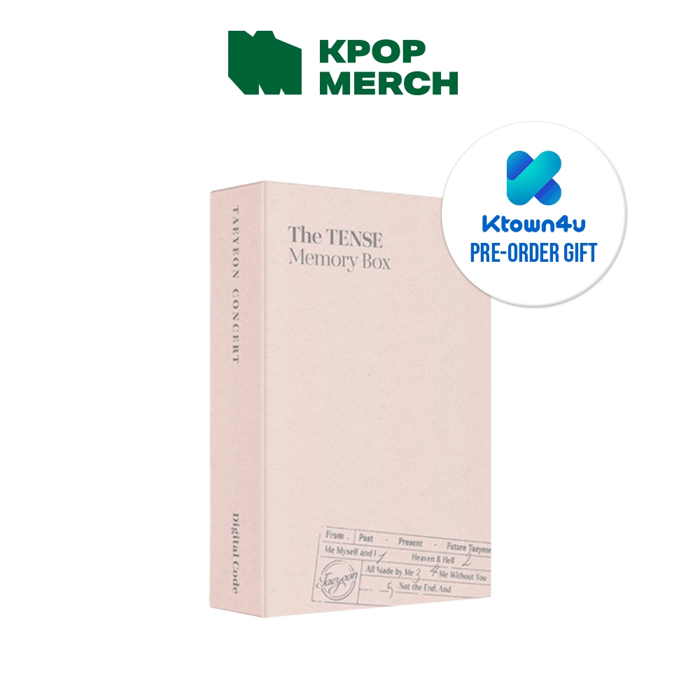 (Ktown4u POB) Taeyeon - CONCERT The TENSE Memory Box_Digital Code
