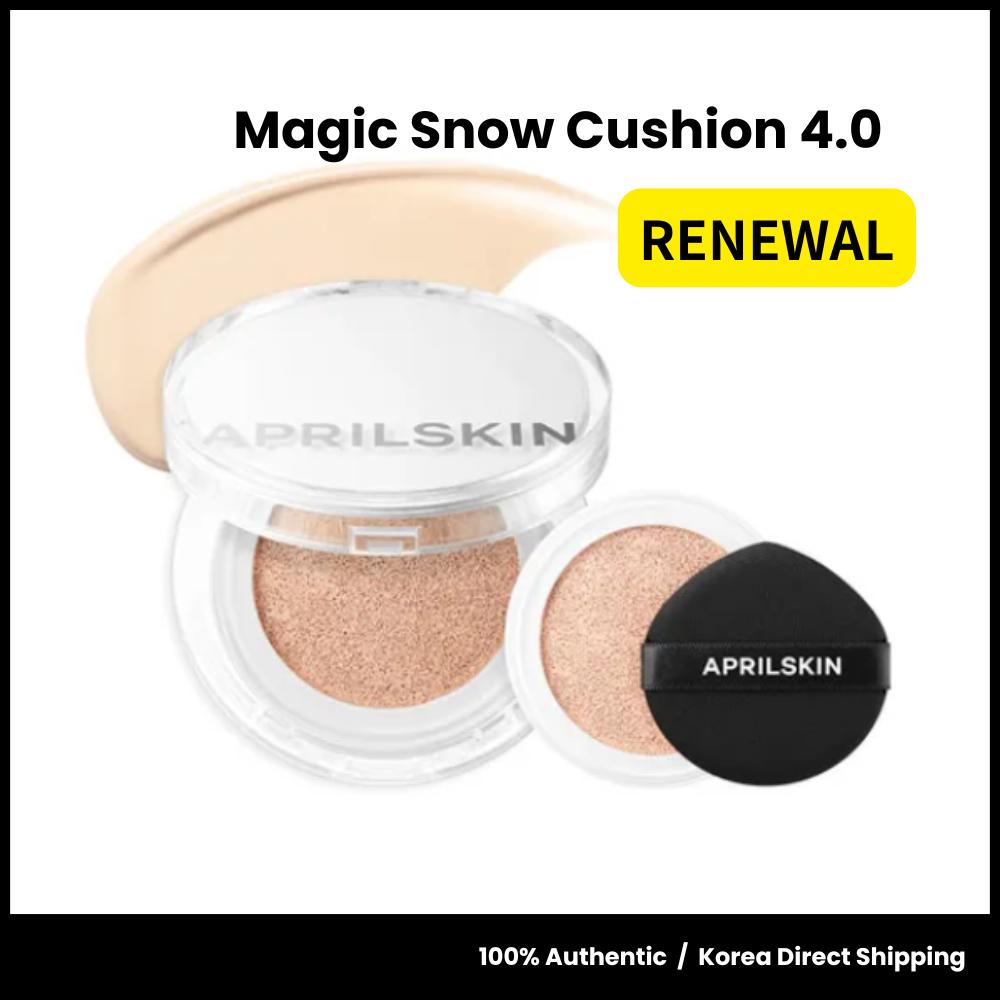 Aprilskin Magic Snow Cushion 4.0 (ผลิตภัณฑ์หลัก 12g + รีฟิล 12g)