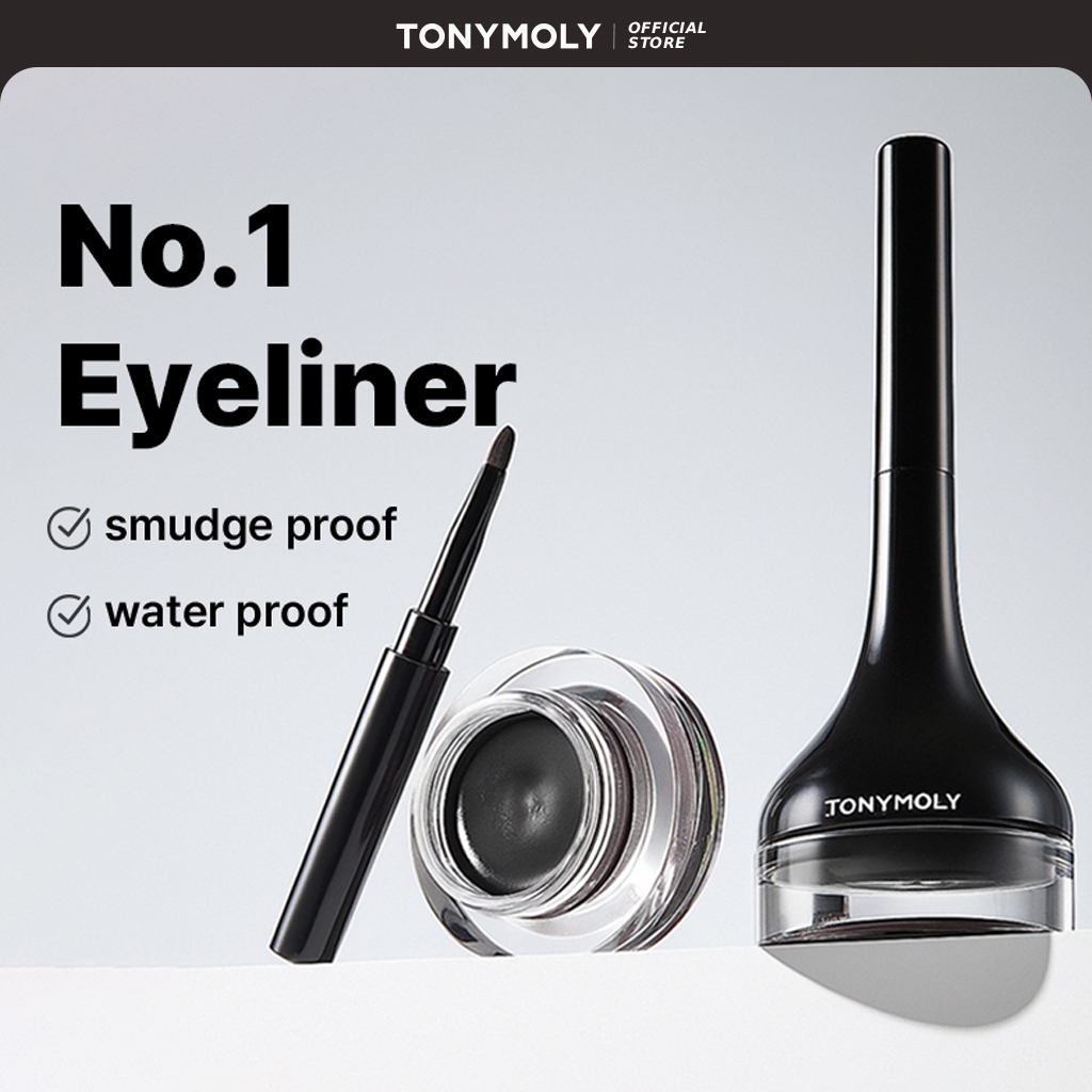 TONYMOLY Perfect Back Gel Eyeliner4g รวมแปรง ติดทนนาน