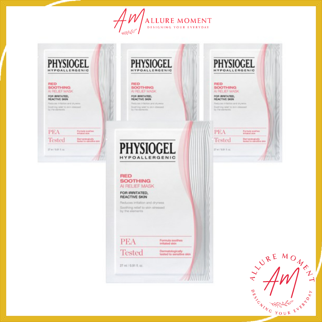 [Physiogel] Red Soothing AI Relief Mask – 4 แผ่น