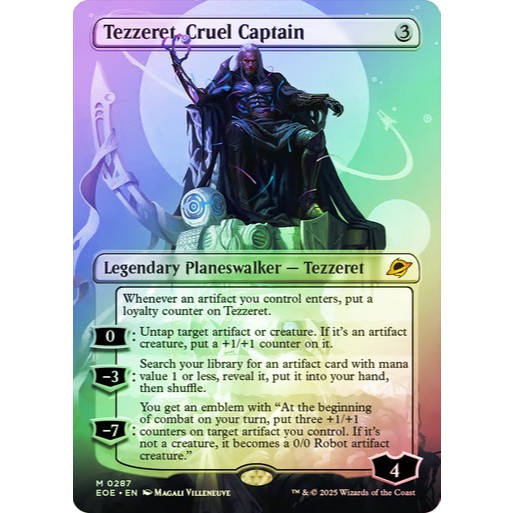 การ์ด EDH PlayTest - Tezceret กัปตันโหด (ไม่มีสี)