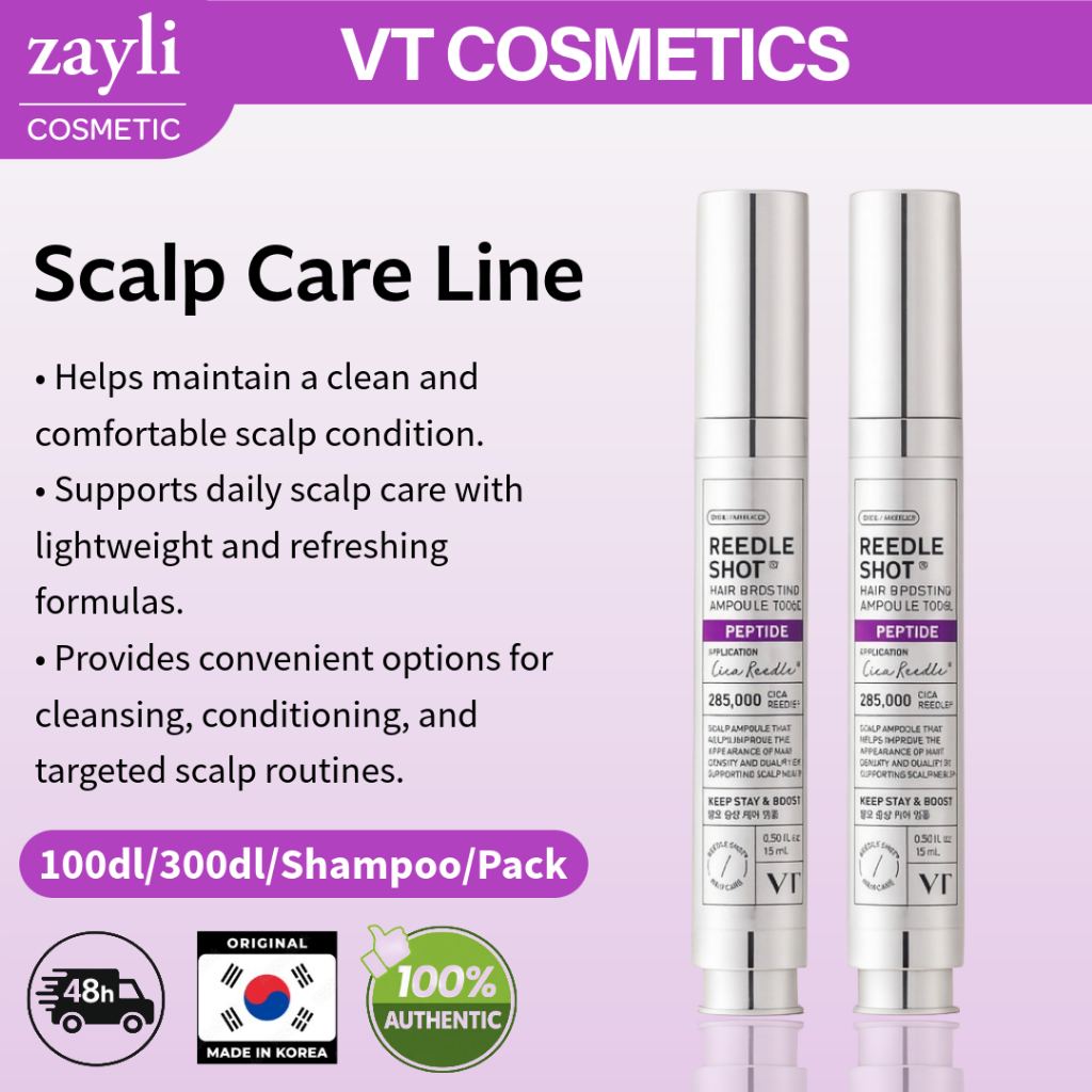 VT Scalp Care Collection 100DL 300DL แชมพูแพ็คหนังศีรษะ