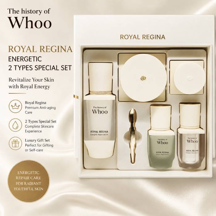 [The History of Whoo] Royal Regina Energetic 2 Types Special SET / K-BEAUTY