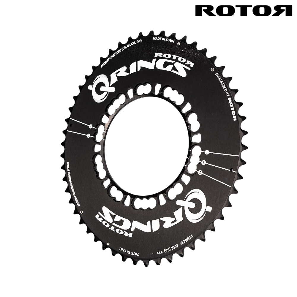 ROTOR QRing Aero BCD110x5 โซ่ด้านนอก Shimano SRAM MADE IN SPAIN Optimized จักรยาน Chainring