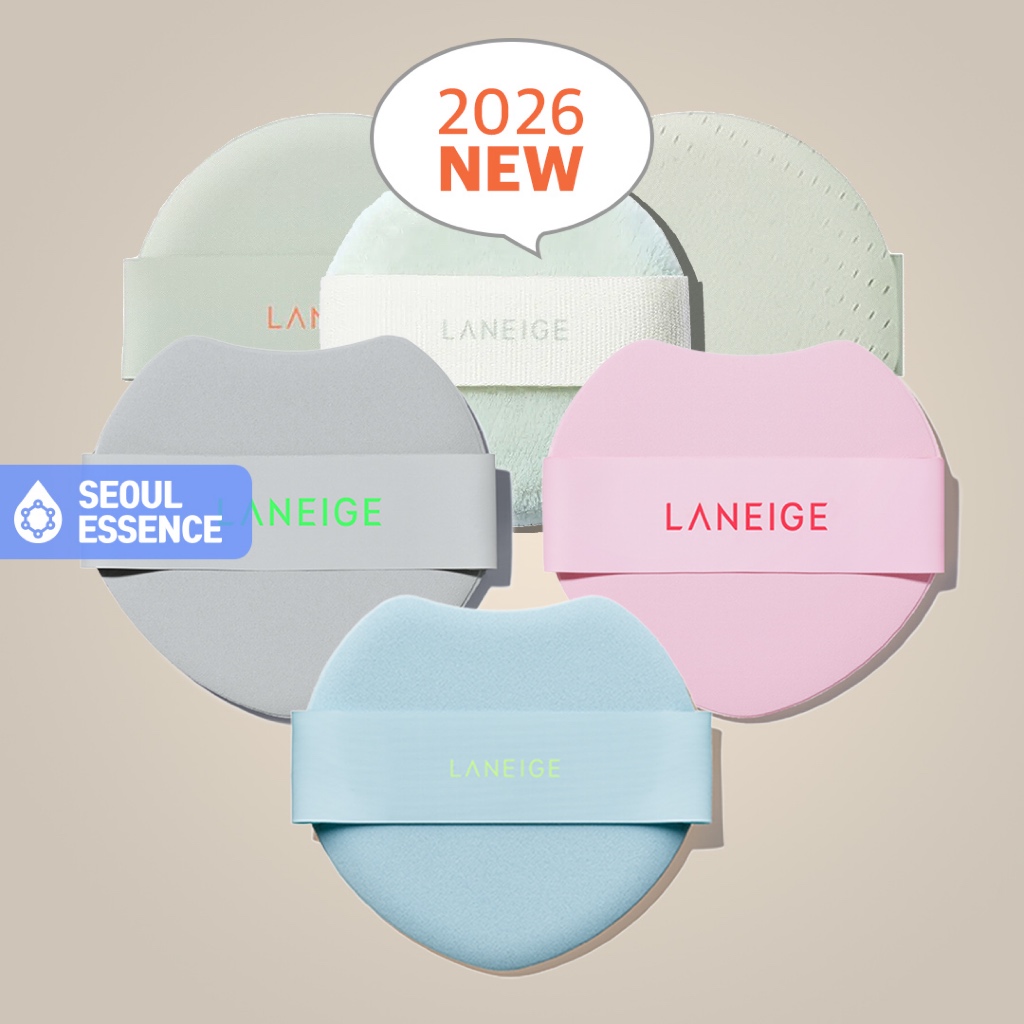 LANEIGE Neo Cushion Matte & Glow Puff / Tone-Up Finish Powder Puff (แพ็คเกจใหม่)