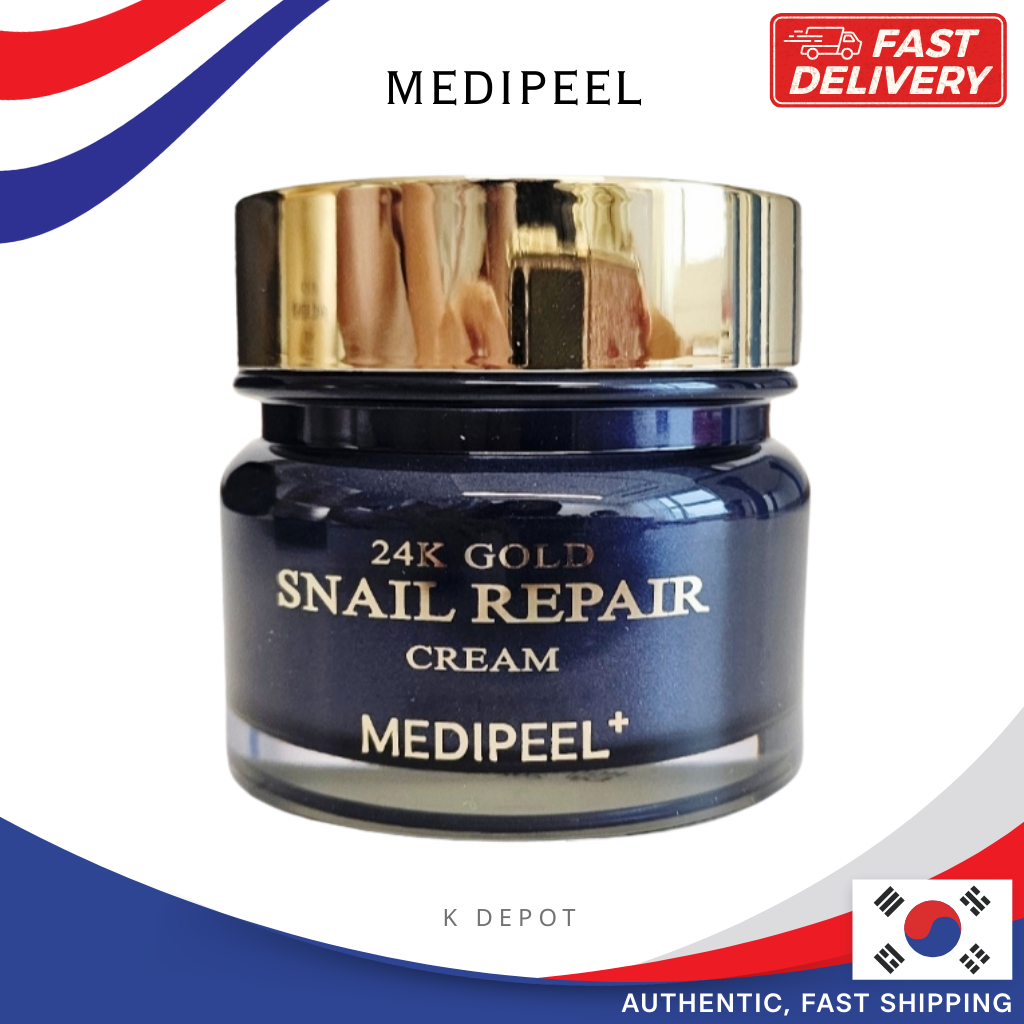 [Medic-Peel] 24K Gold Snail Repair Cream 50g – พร้อม Mucin Pure Gold & Snail ยกกระชับ