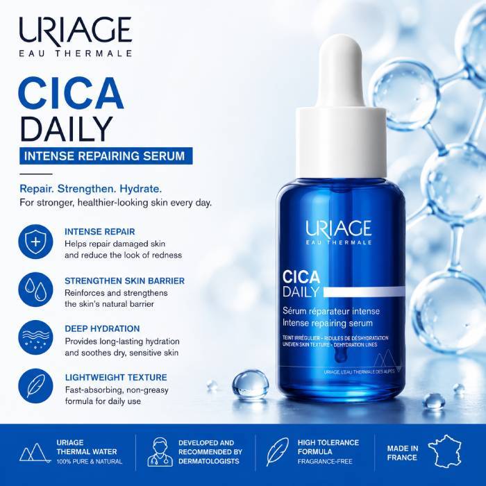 [URIAGE] Cica Daily Intense Repairing Serum 30mL