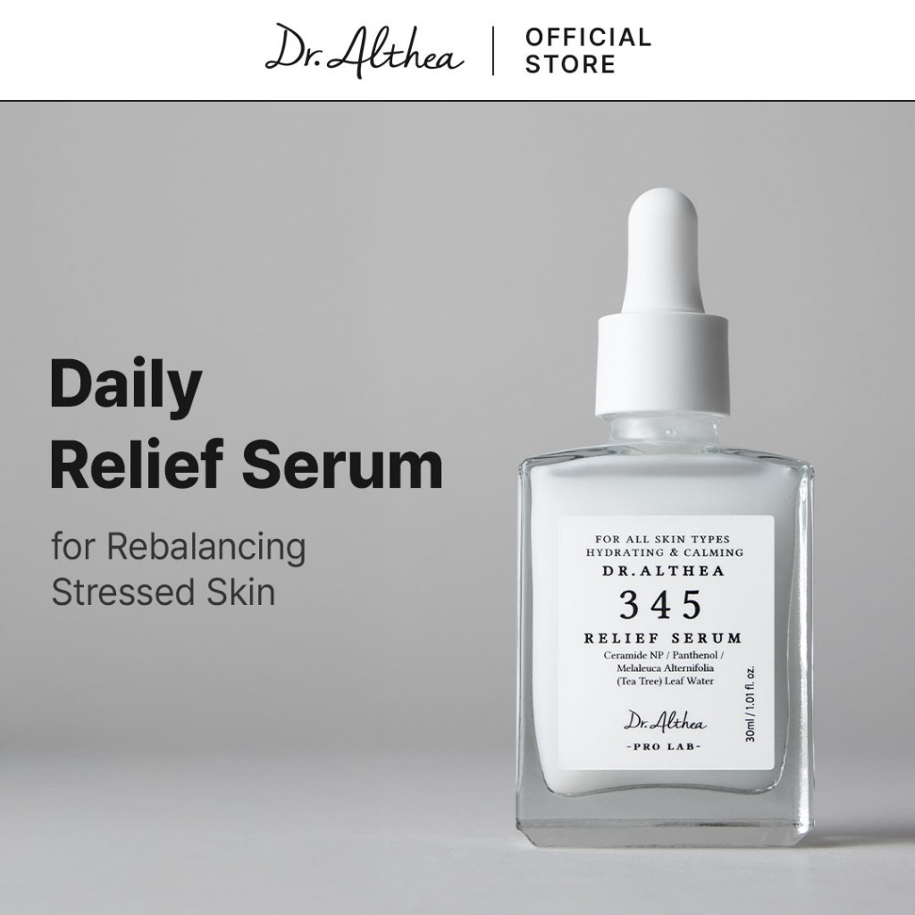 Dr.Althea 345 Relief Serum | เซรั่มไฮเดรชั่นเนื้อบางเบาสําหรับปรับสมดุลผิวที่เครียด