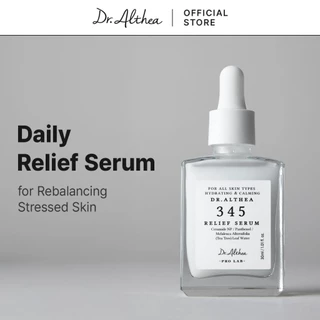 Dr.Althea 345 Relief Serum 30ml | เซรั่มปลอบประโลมผิวแพ้ง่าย ลดผื่นแดง | เสริมเกราะปกป้องผิว บำรุงชั้นลึก | Ceramide NP & PDRN Barrier Repair