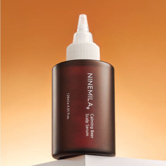 [NINEMILA] Calming Beer Yeast Scalp Serum(120ml) | Scalp Soothing·Root Strengthening·Nourishing Care
