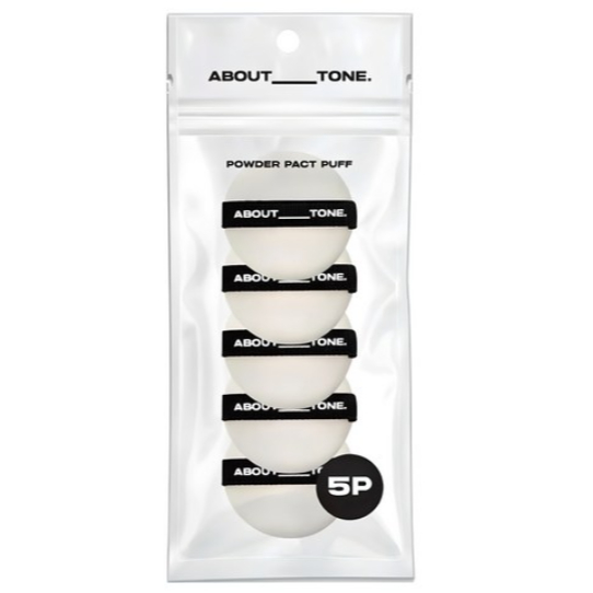 ABOUT TONE POWDER PACT พัฟ 5 ชิ้น | สีดํา