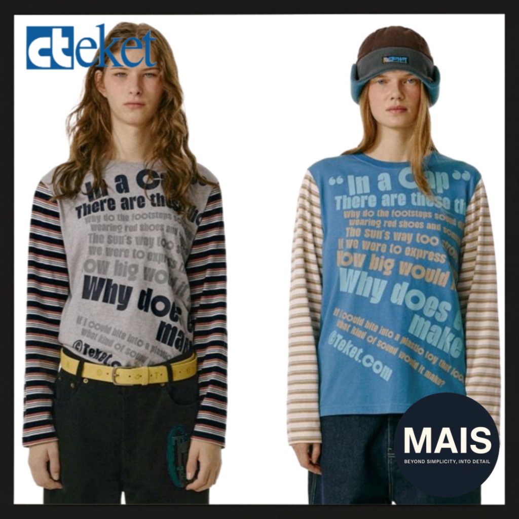 [TEKET] เสื้อยืด Think Swell Stripe L/S / 2 สี