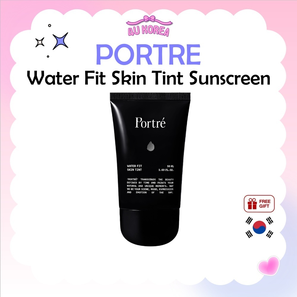 PORTRE Water Fit Skin Tint Sunscreen 50ml – 2 สี / K-BEAUTY