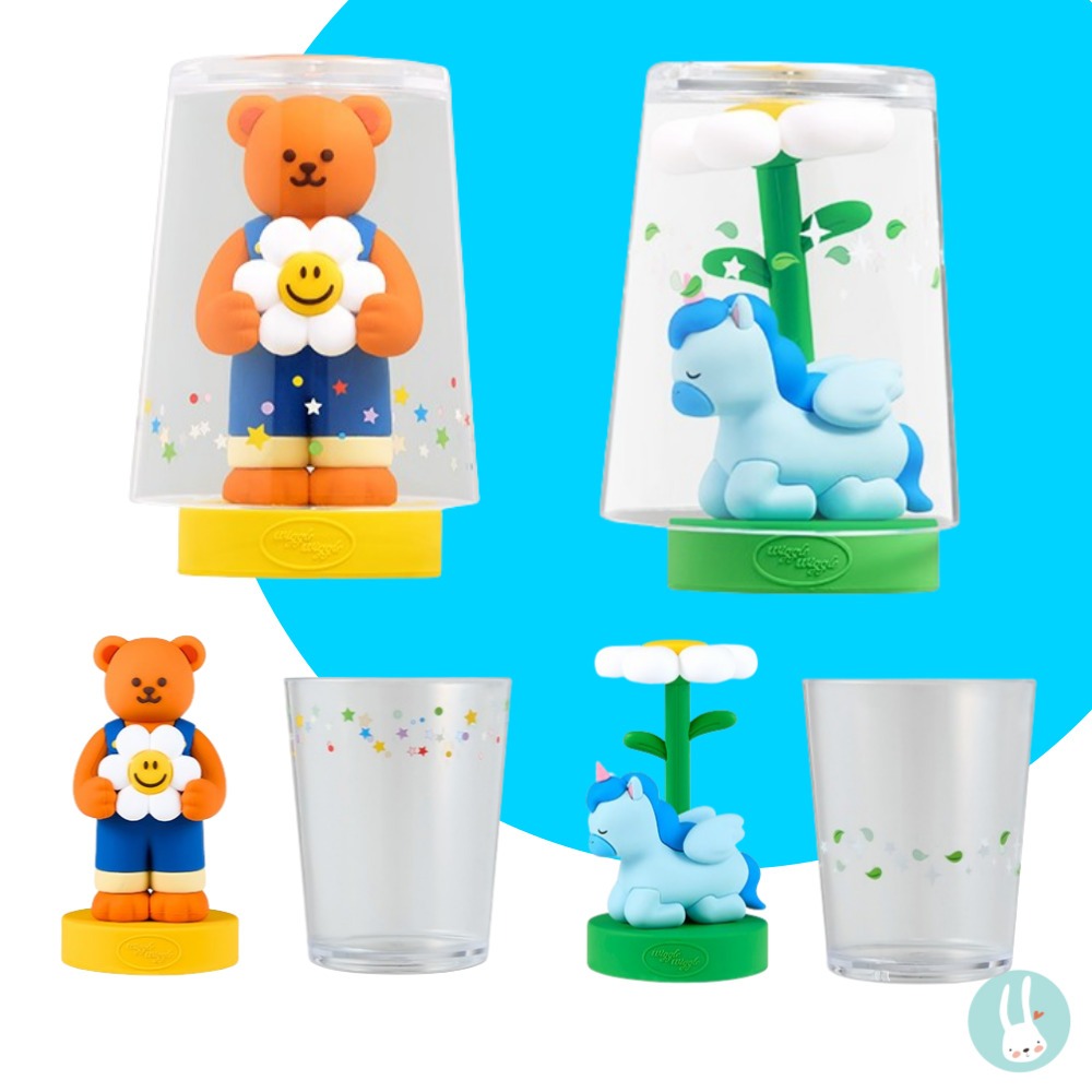Wiggle Wiggle Figure Toothbrush Cup ถ้วยแปรงสีฟันรูป แท่นวางแก้ว พร้อมแก้วในตัว