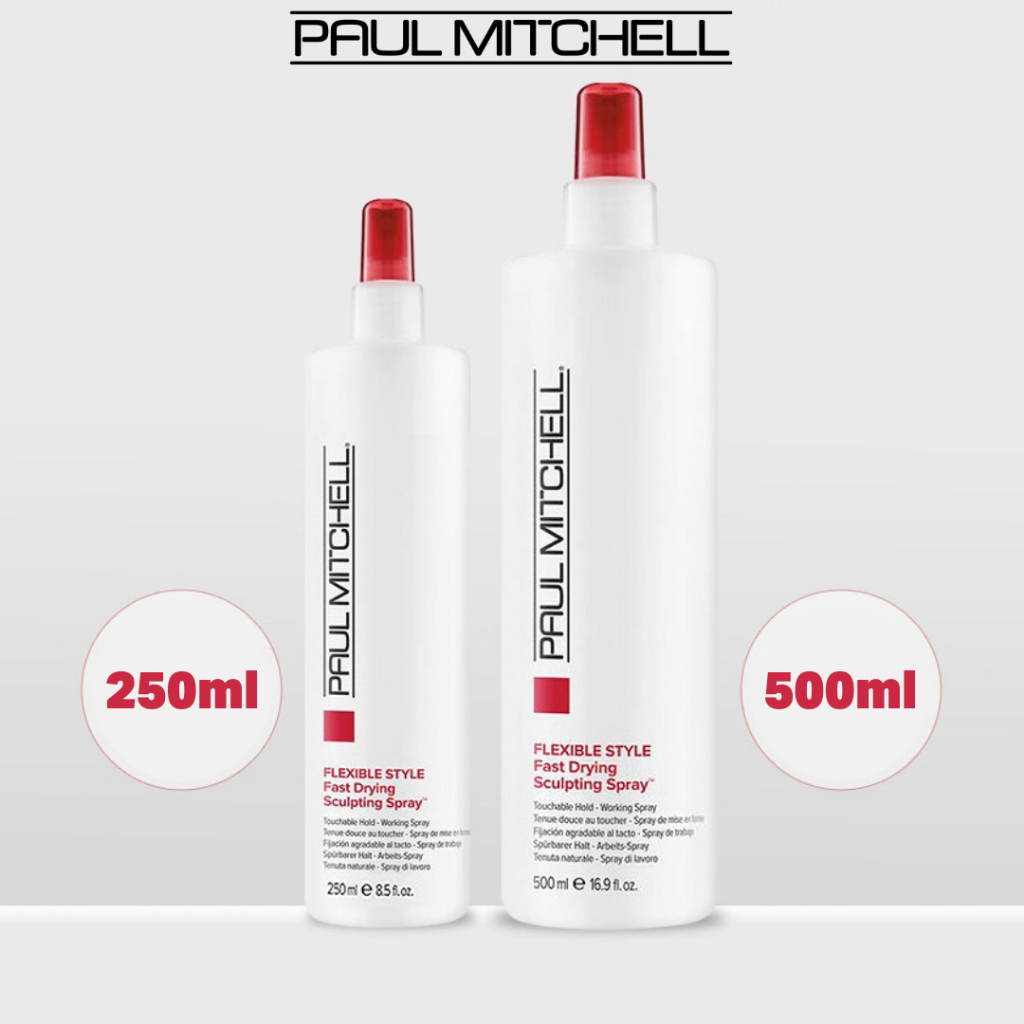 PAUL MITCHELL Flexible Style สเปรย์จัดแต่งทรงผมแห้งไว 250ml/500ml โฮลด์ปานกลาง