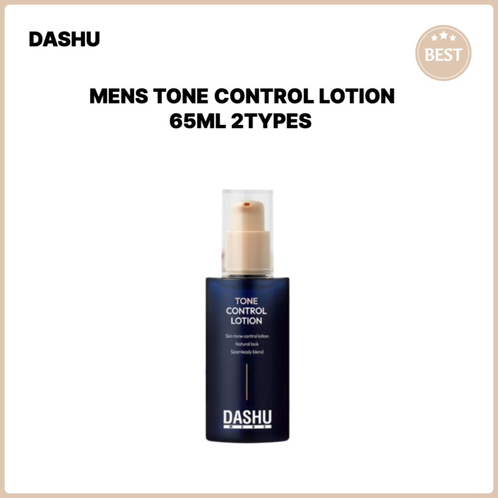 [DASHU] Mens Tone Control Lotion 65ml SPF 50 PA++ 2Typs Neutral / Sand
