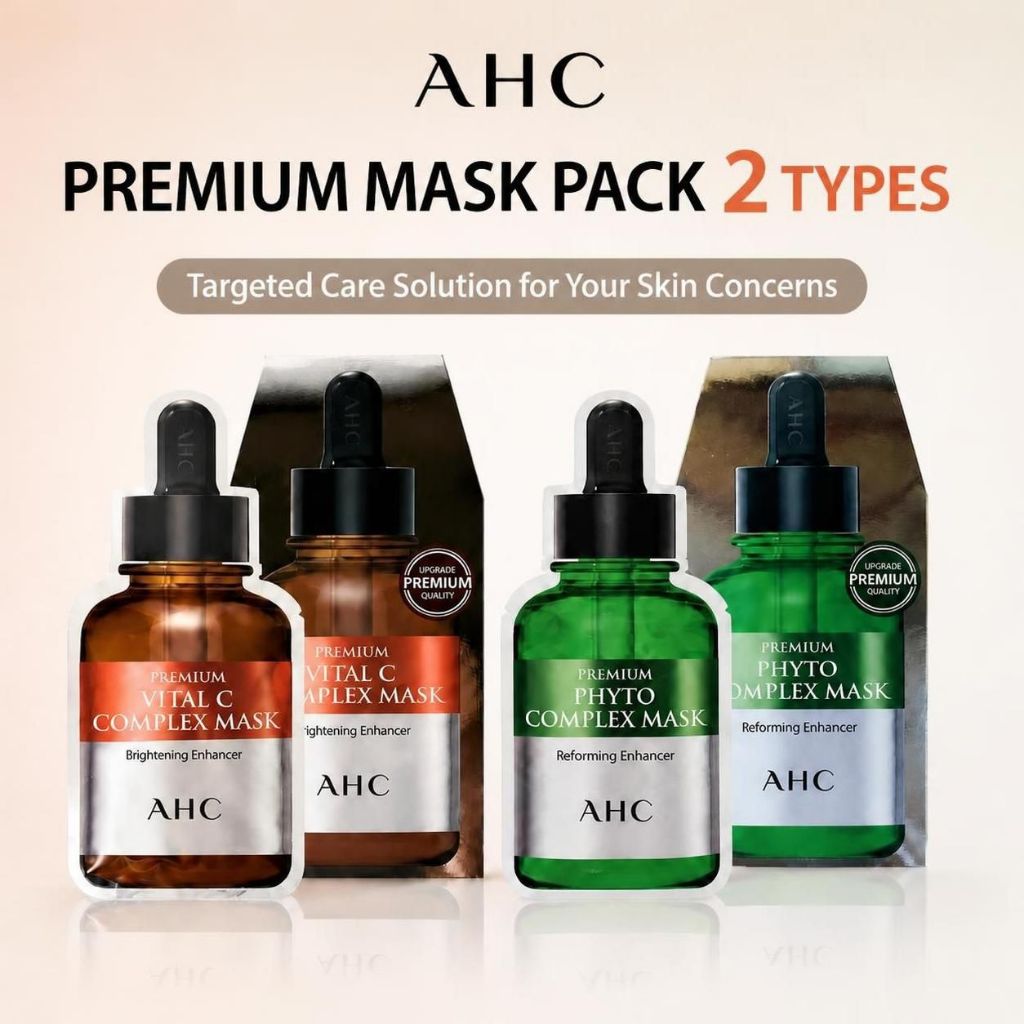 [AHC] Premium Ampoule Mask Pack 27g (2 ประเภท)