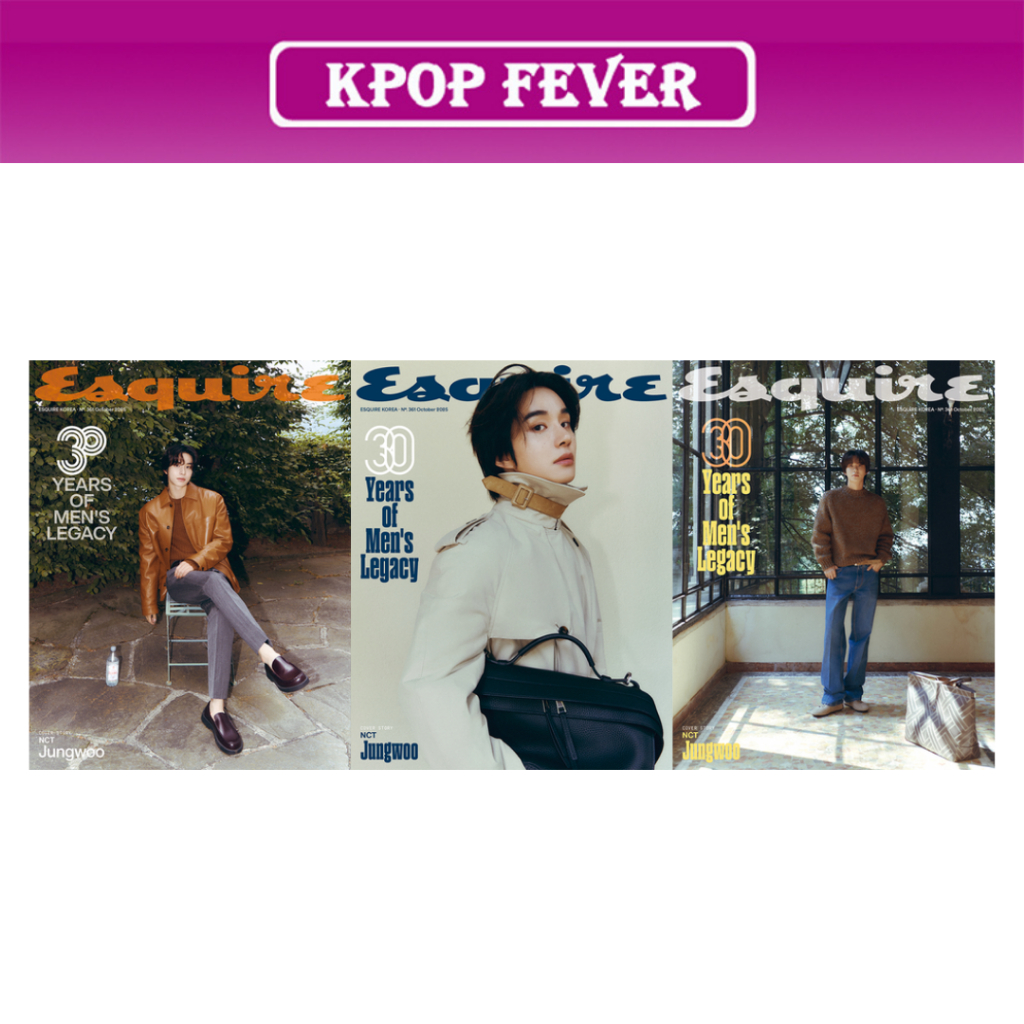 NCT JUNGWOO ESQUIRE Magazine 2025. 10