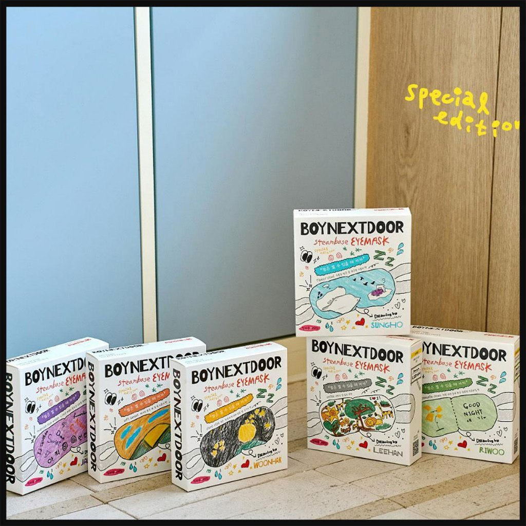 (BOY NEXT DOOR) [Steam Base] Eye Mask 5pcs Special Edition_จากเกาหลี